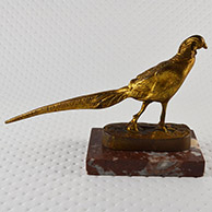 Antique Sculpture - Bird - Pheasant