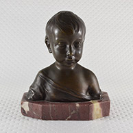 Antique Sculpture - The Sad Child