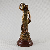 Antique Sculpture - Marika - Orientalism - Young Woman Carrying an Amphora