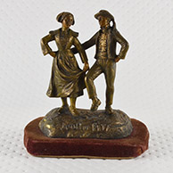 Antique Sculpture - Brittany - Jour de Fête - Breton Dancers