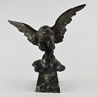 Antique Sculpture - Eagle with Wings Spread